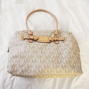 LIKE NEW, Michael Kors Large Travel Duffel Tote